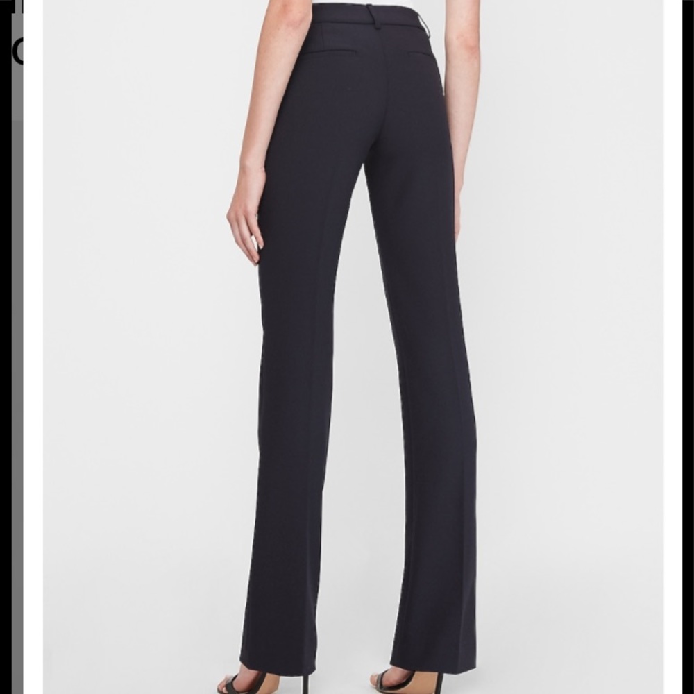 Express Mid Rise Barely Boot Columnist Dress Pants - image 8